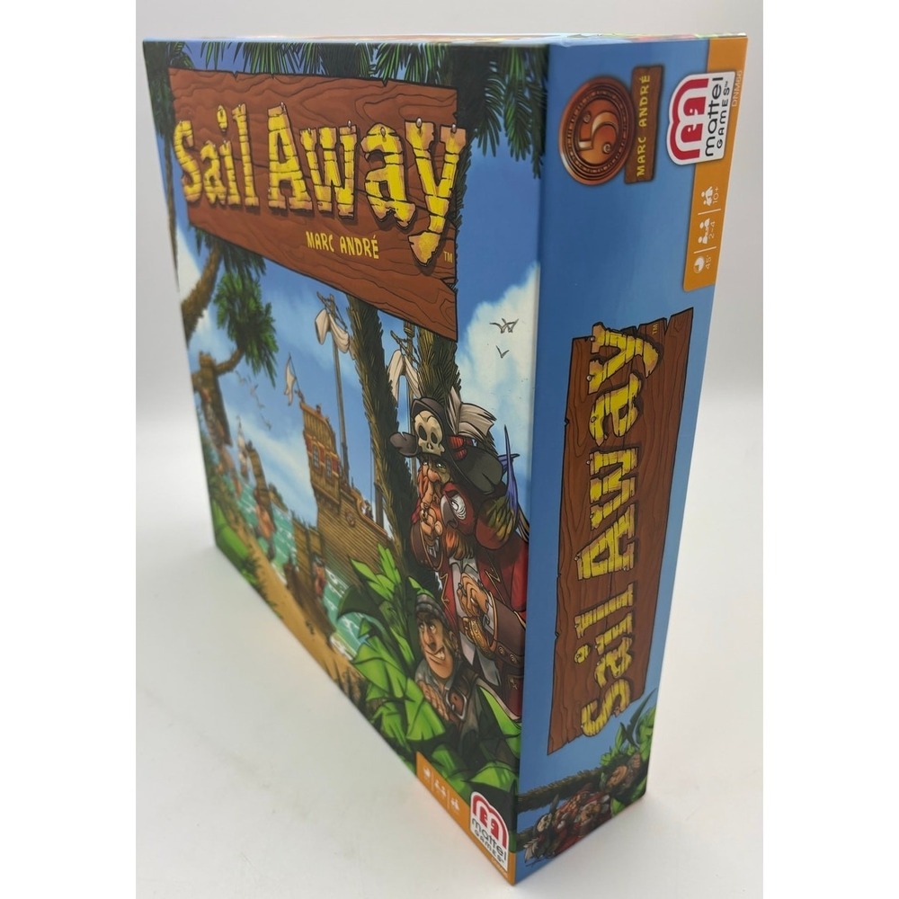 Sail Away Board‎ Game Marc Andre Mattel Games 2016 Never Played - Picture 10 of 12
